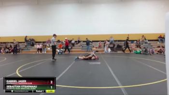 107 lbs Round 2 - Gabriel Jager, Summerville Takedown Club vs Sebastian Stsiapanau, Palmetto State Wrestling Acade