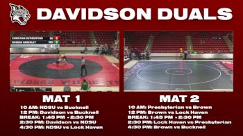 165 lbs Round 3 - Boeden Greenley, North Dakota State vs Christian Rutherford, Davidson