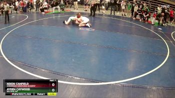 118 lbs Quarterfinal - Nixon Canfield, Sanderson Wrestling Academy vs Ayden Caywood, BULLDOG WC