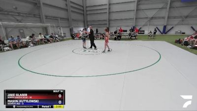 106 lbs Placement Matches (8 Team) - Jake Glaser, North Dakota Blue vs Mason Kutylowski, Georgia RED