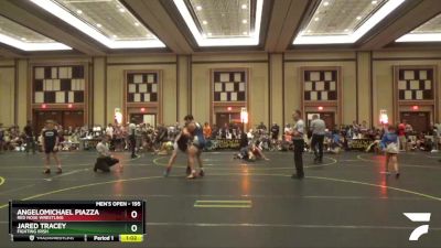 195 lbs Round 2 - Jared Tracey, Fighting Irish vs Angelomichael Piazza, Red Nose Wrestling