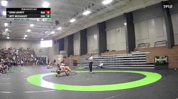 197 lbs Quarterfinal - John Lovett, Reinhardt University vs Jett MCcauley, Keiser University