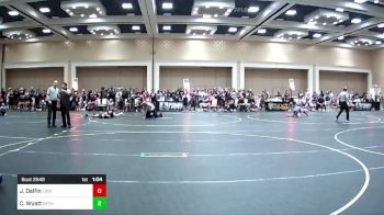 70 lbs Semifinal - Joshua Delfin, Lion Of Judah Wr Acd vs Carson Wyatt, Dethrone WC