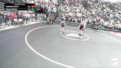 5A 190 lbs Semifinal - Jasmine Katoa, West vs Malia Meyer, Taylorsville