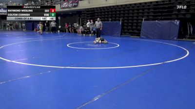 86 lbs Consi Of 8 #1 - Raymond Wesling, South Park Twp vs Colton Cornish, Womelsdorf