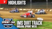 Highlights | 2025 USAC Indiana Sprint Week at IMS Dirt Track