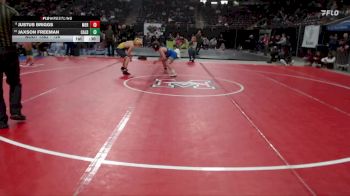 126 lbs Cons. Round 6 - Jaxson Freeman, Caldwell vs Justus Briggs, Meridian