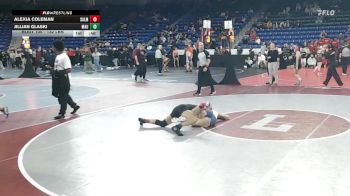 132 lbs Quarterfinal - Alexia Coleman, Salem vs Jillian Glaski, Mt. Anthony Union
