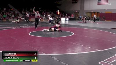 141 lbs Finals (2 Team) - Talan Schutte, Wisconsin-La Crosse vs Jace Kennel, Cornell College