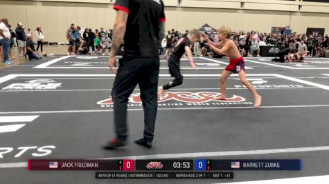 Jack Friedman vs Barrett Zubke 2025 ADCC Orlando Open/Youth Trials