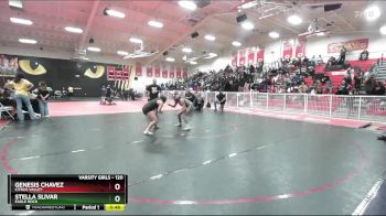 120 lbs Cons. Round 3 - Stella Slivar, Eagle Rock vs Genesis Chavez, Citrus Valley