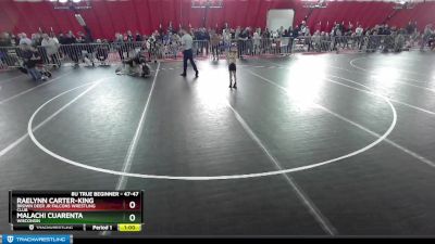 47-47 lbs Round 3 - Malachi Cuarenta, Wisconsin vs Raelynn Carter-King, Brown Deer Jr Falcons Wrestling Club