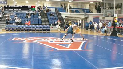 125 lbs Consi Of 8 #2 - Kade Davidheiser, Bucknell vs Sawyer Ostroff, LIU
