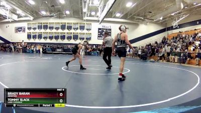 113 lbs Champ. Round 2 - Tommy Slack, Lake Catholic vs Brady Baran, Kenston