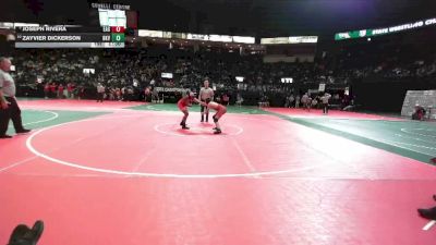 140 lbs Semifinal - Joseph Rivera, EAG2 vs Zayvier Dickerson, BKV1