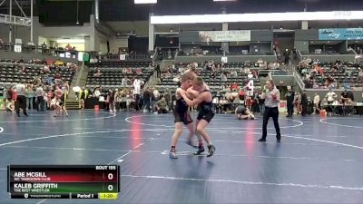 150 lbs Quarterfinal - Kaleb Griffith, The Best Wrestler vs Abe McGill, WC Takedown Club