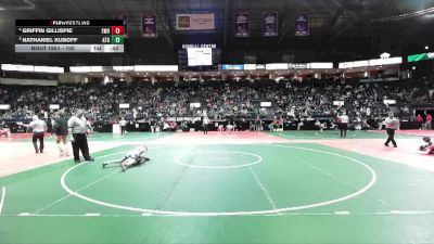 100 lbs Cons. Round 5 - Griffin Gillispie, EWO3 vs Nathaniel Kuboff, ATGA