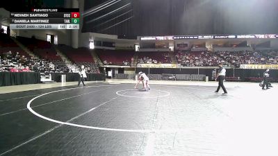 124 lbs 5th Place - Nevaeh Santiago, Springfield Technical CC vs Daniela Martinez, Tarleton State