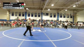 165 lbs Quarterfinal - Logan Holmes, Shawsheen vs Nathan Hicks, Bristol-Plymouth