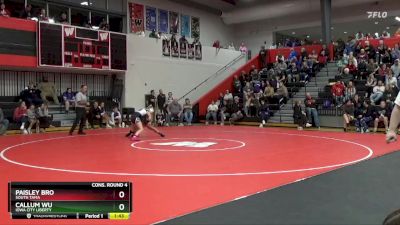 145 lbs Cons. Round 4 - Paisley Bro, South Tama vs Callum Wu, Iowa City Liberty