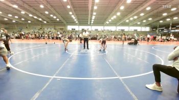 90 lbs Round Of 16 - Greyson Cain, Indiana Outlaws Gold vs Cale Dauber, Ohio Gold