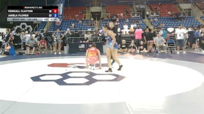 135 lbs Cons. Rd Of 64 - Kendall Clayton, South Dakota vs Aniela Flores, Colorado