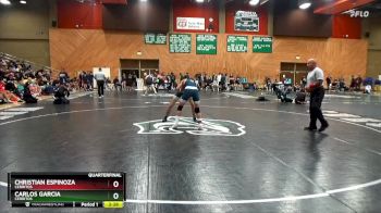 125 lbs Quarterfinal - Carlos Garcia, Cerritos vs Christian Espinoza, Cerritos