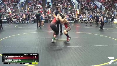 130 lbs Cons. Round 5 - Calin Poniedzialek, Bedford GLWC vs Russell Yakupov, Plymouth Canton WC