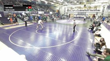 190 lbs Semifinal - Gage Allen, Great Falls CMR vs Ian Thom, Libby