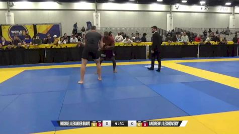 Andrew J Leshovsky vs Michael Alexander Bravo 2024 World IBJJF Jiu-Jitsu No-Gi Championship