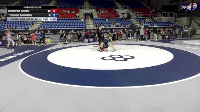 140 lbs Cons. Sub-rd Of 32 - Jennifer Djobo, MD vs Chloe Sanders, IA