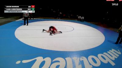4A 113 lbs 1st Place Match - Jaxon Morgan, Bear River vs Cash Christensen, Murray