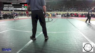 143 lbs 5th Place - Adrian Cobb, Bixby vs Manny Botone, Anadarko