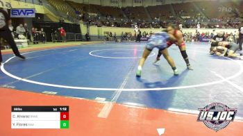 98 lbs Final - Camila Alvarez, Ranger 47 Wrestling Club vs Yareli Flores, Raw Wrestling Club