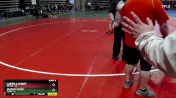 60 lbs Quarterfinals (8 Team) - Mason Kack, Canby vs James Lumley, Rocori