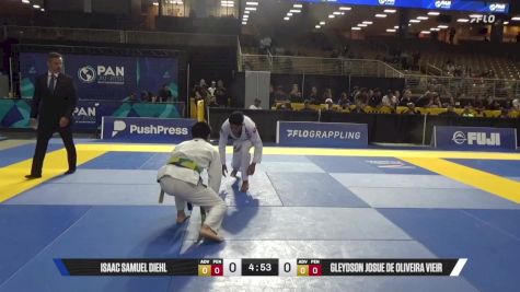 Gleydson Josue De Oliveira Vieir vs Isaac Samuel Diehl 2025 Pan Jiu Jitsu IBJJF Championship