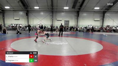 80 lbs Rr Rnd 2 - Luca Vitello, Morris Fitness Wrestling Club - (B) vs Sam Ingram, Roundtree Wrestling Academy - (A)