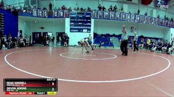 132 lbs Placement (16 Team) - Sean Windell, Heritage Hills vs Devon Adkins, Oak Hill