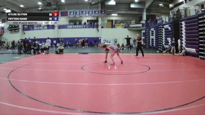 124 lbs 3rd Place Match - Peyton Hand, Ottawa University vs Kylee Slyter, Unattached