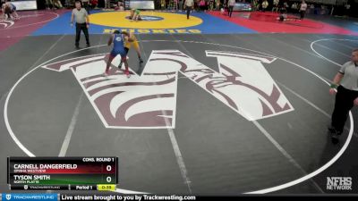 Cons. Round 1 - Tyson Smith, North Platte vs Carnell Dangerfield, Omaha Westview