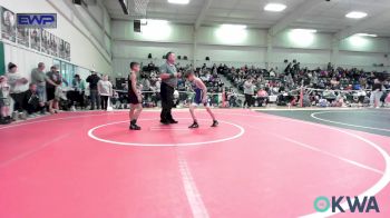 73 lbs Rr Rnd 2 - Ukiah Fairchilds, Checotah Matcats vs Ryder Fleming, Roland Youth League Wrestling