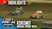 Highlights | 2025 USAC Indiana Sprint Week at Kokomo Speedway