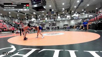 110 lbs Consolation - Charlotte Booth, Sperry HS Girls vs Xaivlynn Lane, Pryor MS Girls