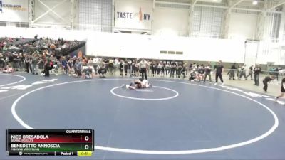 78 lbs Quarterfinal - Nico Bresadola, Brawlers Elite vs Benedetto Annoscia, Minisink Wrestling