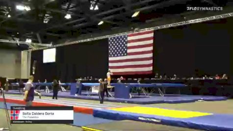 Sofia Caldera Dorta - Tumbling, The Palaestra - 2021 USA Gymnastics Championships