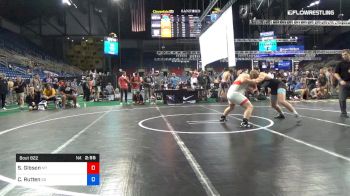 195 lbs Rnd Of 64 - Shane Gibson, Montana vs Cullen Rutten, South Dakota