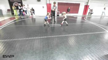 45 lbs Consolation - Kolsen Ashley, Blackwell Wrestling Club vs Jaggar Ventresca, Team Guthrie Wrestling