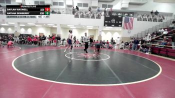 165 lbs Quarters & 1st Wb (16 Team) - Daylan Maxwell, Jackson County vs Nathan Dewberry, Newnan