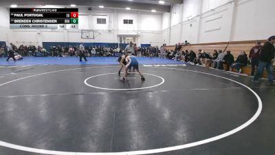 117 lbs Cons. Round 3 - Paul Portugal, Elk Grove vs Brenden Christensen, Benicia