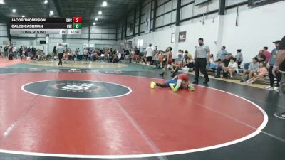 85 lbs Cons. Round 1 - Caleb Cashman, Guerrilla Wrestling (GWA) vs Jacob Thompson, Darkhorse Wrestling Club